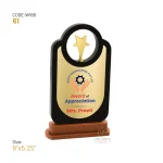 W168-61 | Wooden Trophy