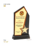 W168-63 | Wooden Trophy